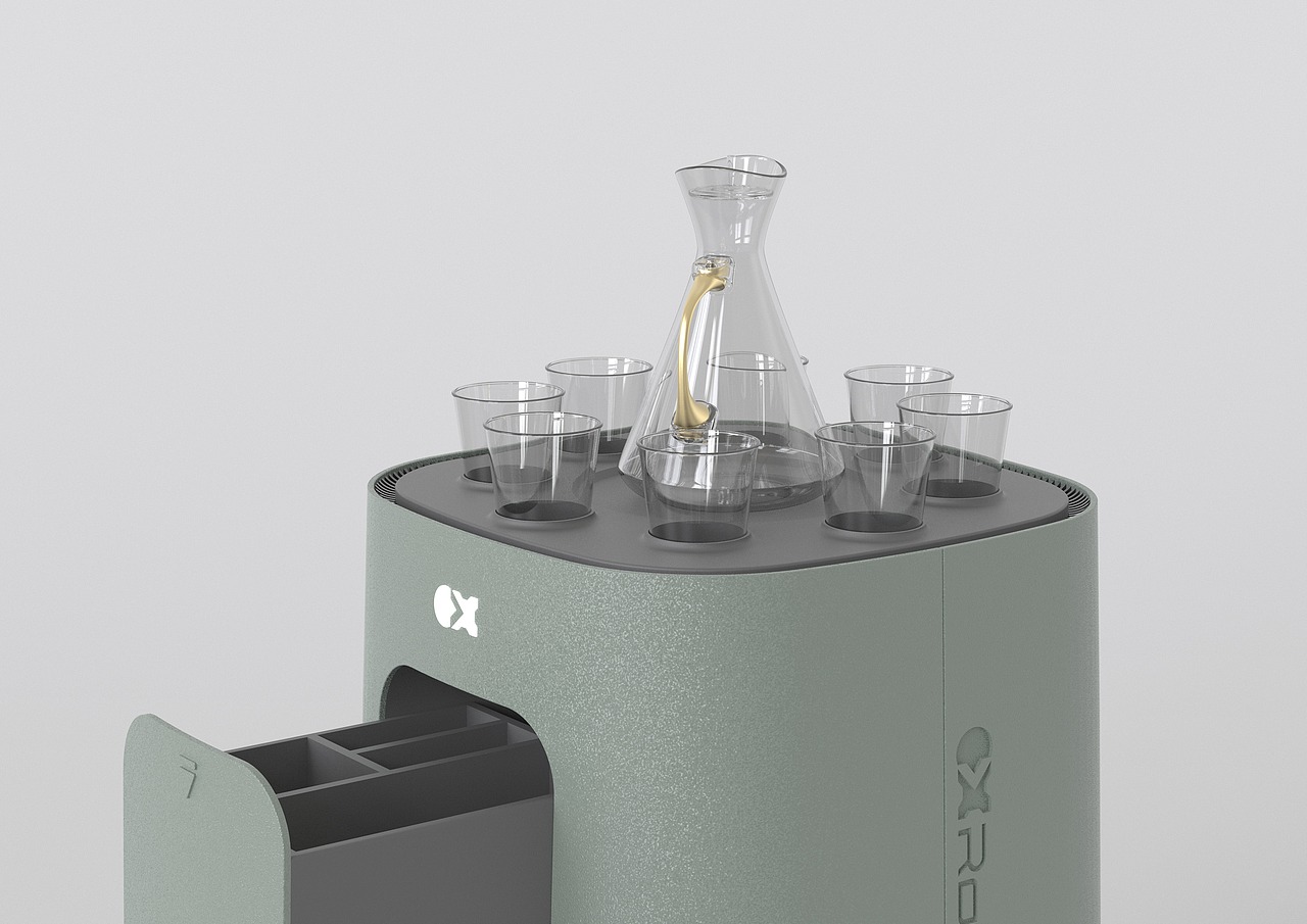 商用办公室配送机器人（图ZMzAxODA1MjQ4） - 工业用品/机械 - 站酷设计师工业设计师张原创素材 - 站酷ZCOOL