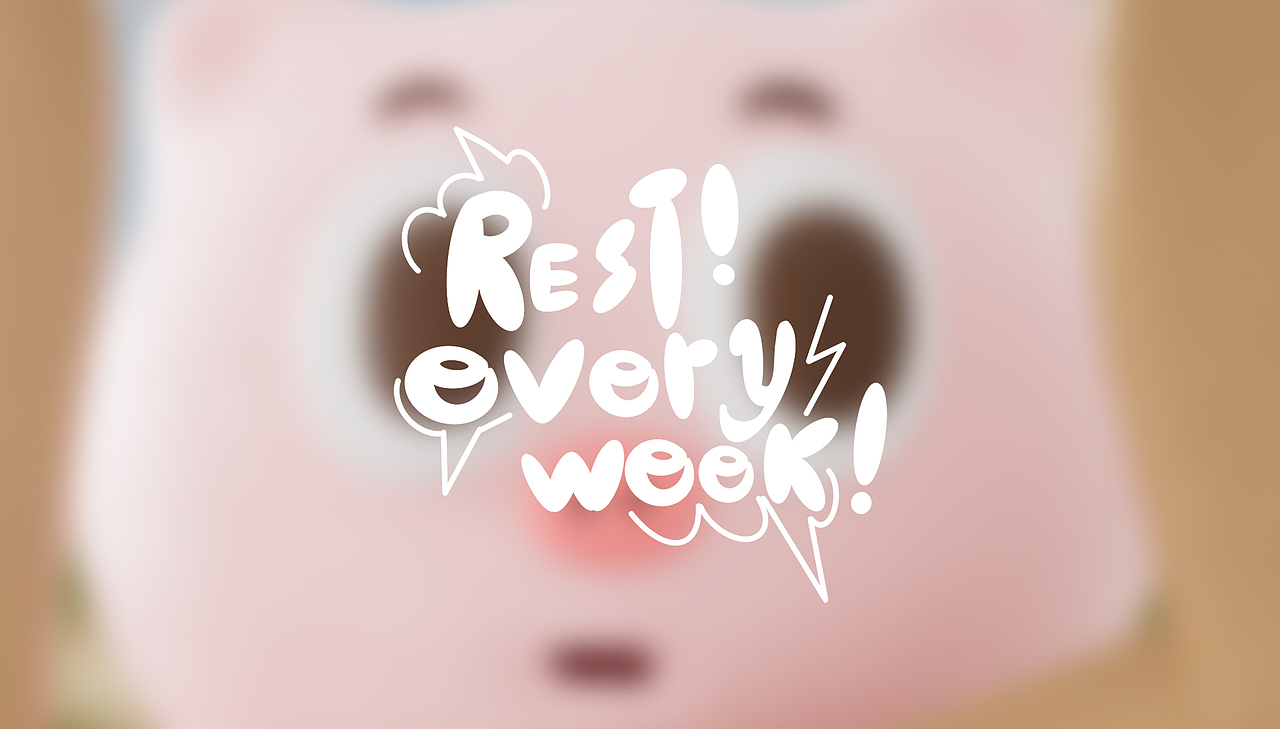 Resteveryweek小猪IP/原创IP设计（图ZMzY3NjE5MTY0） - 人物/生物 - 站酷设计师别吵很忙在渲了原创素材 - 站酷ZCOOL