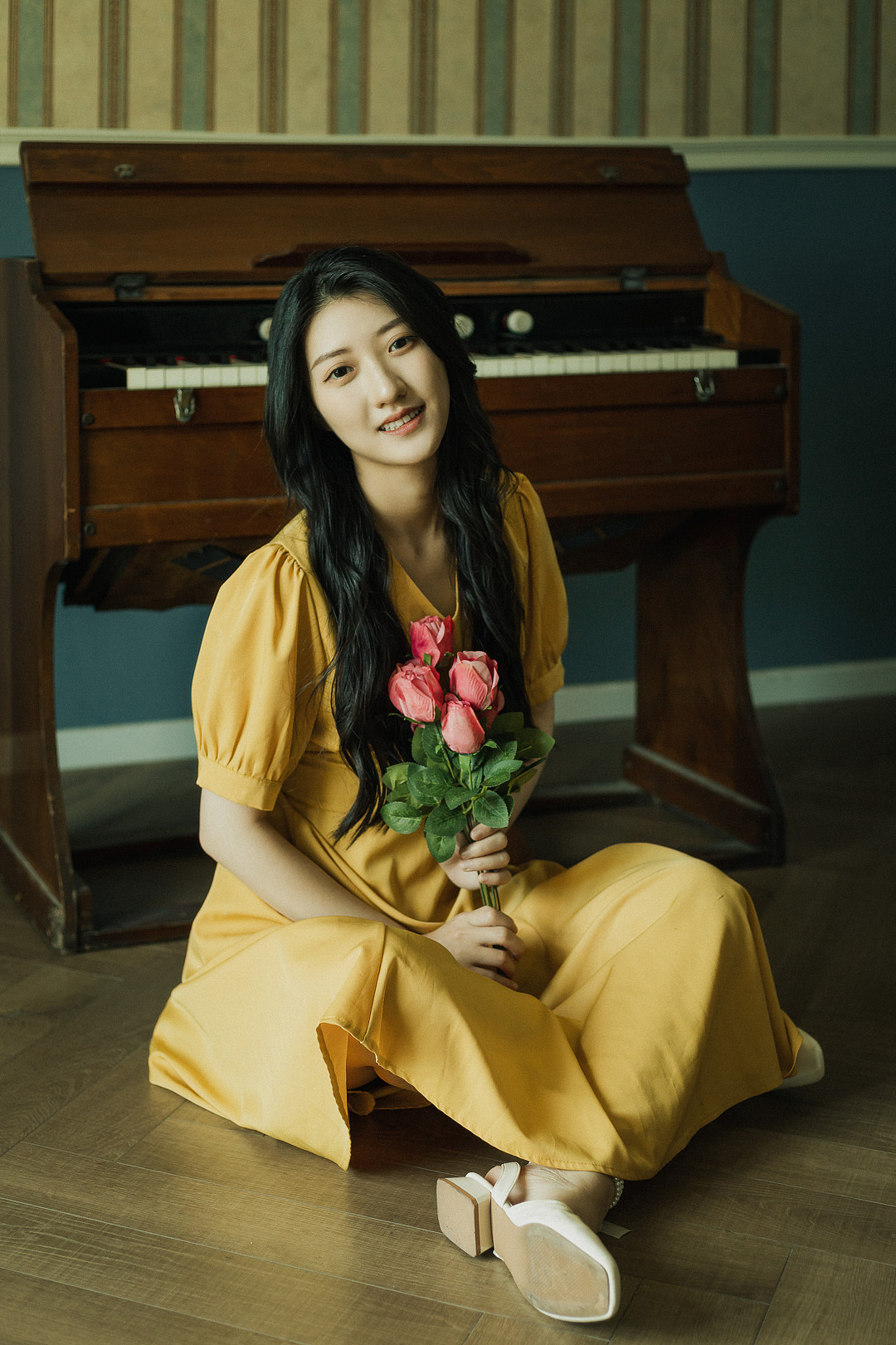 复古感少女写真