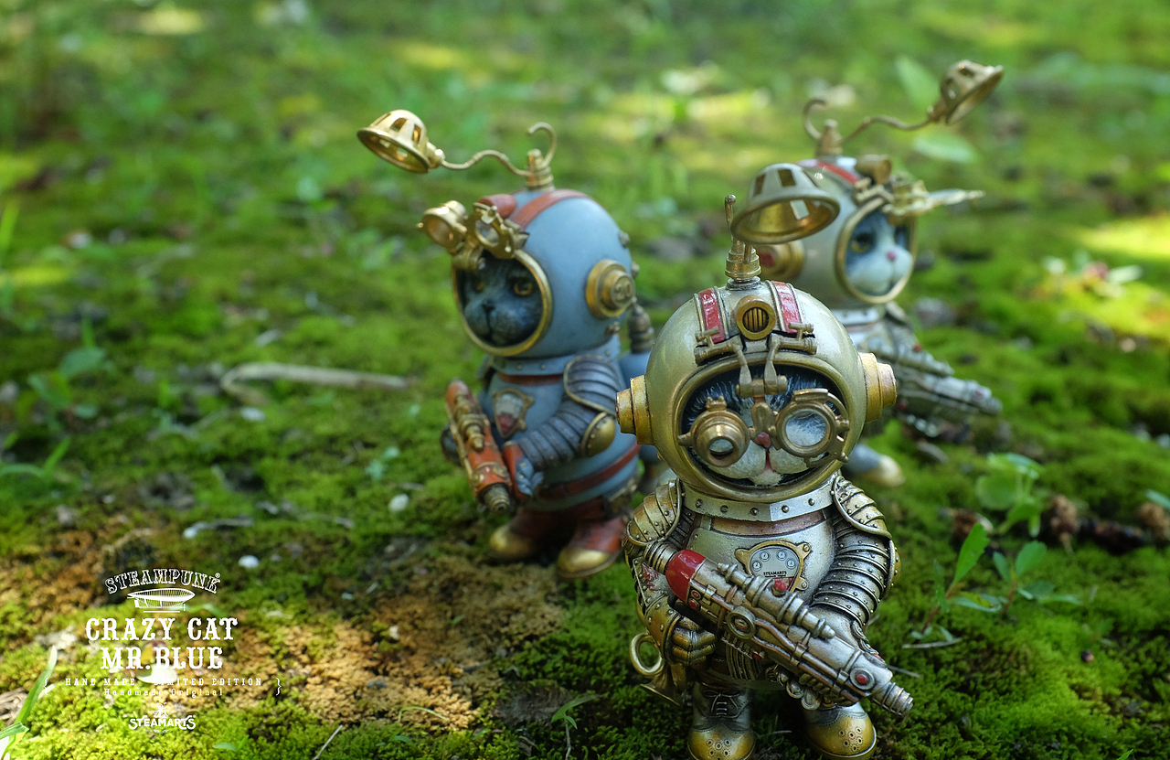 杀毒猫和机械师（图ZMzAwNDA1ODUy） - 手办/模玩 - 站酷设计师项哲青原创素材 - 站酷ZCOOL