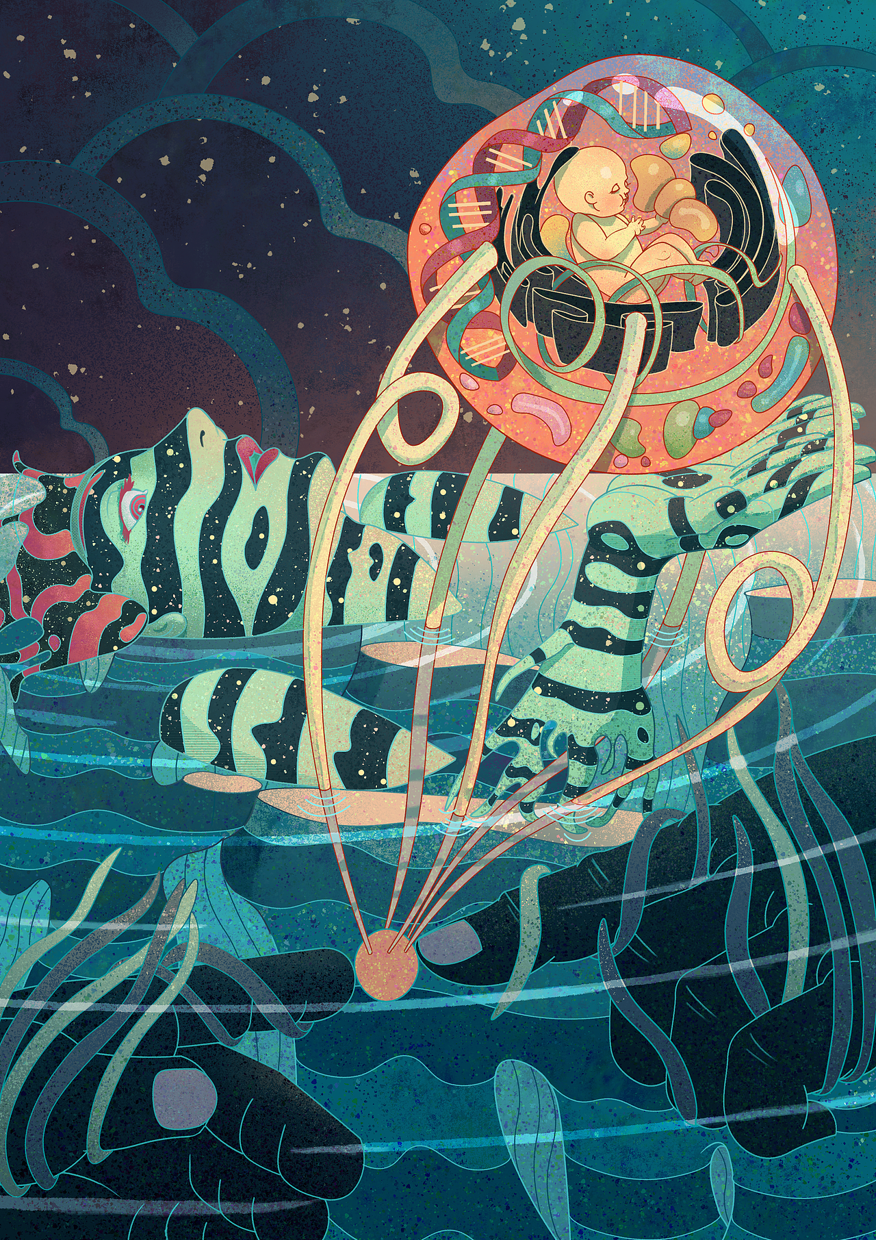 母亲节艺术插画（图ZMzI4NzUyNTIw） - 商业插画 - 站酷设计师StudentSong原创素材 - 站酷ZCOOL