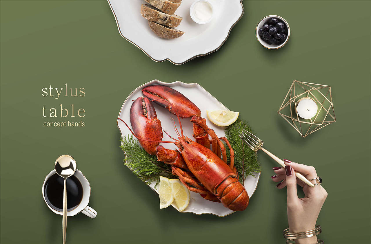 龙虾 海报 餐厅 笔记本（图ZMzAwNjg2MzYw） - 海报 - 站酷设计师zj829816原创素材 - 站酷ZCOOL