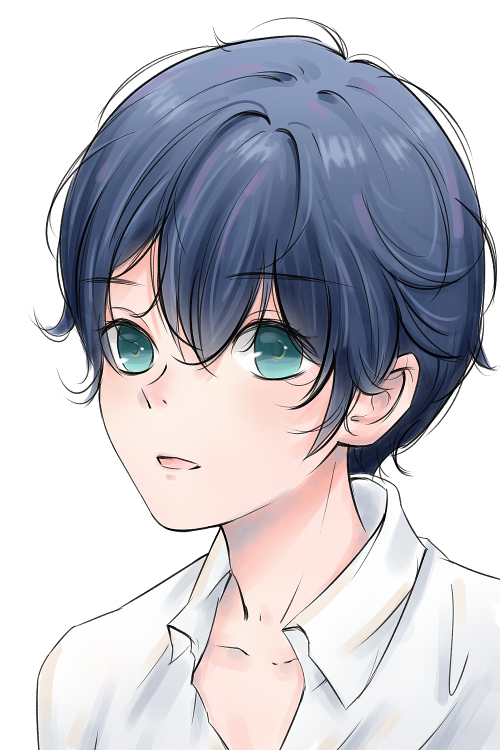 女高中生与白衣少年（图ZMzM2MDIwNTI0） - 商业插画 - 站酷设计师七的七原创素材 - 站酷ZCOOL