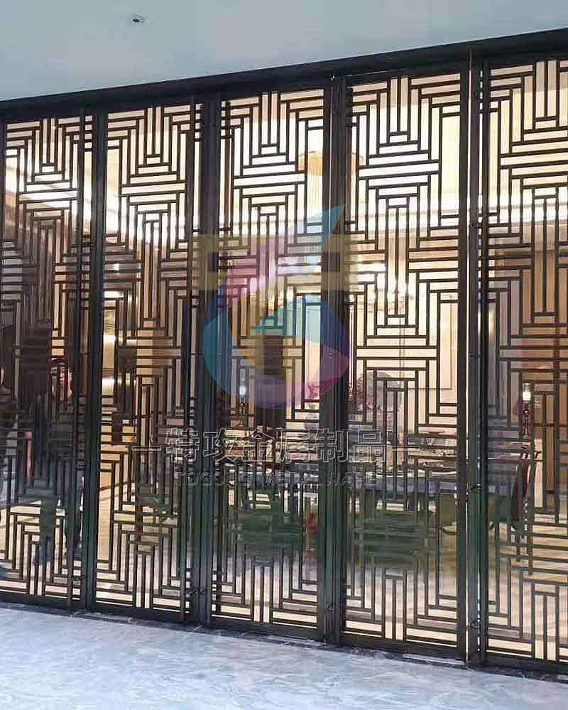 中式不锈钢屏风花格厂家定制