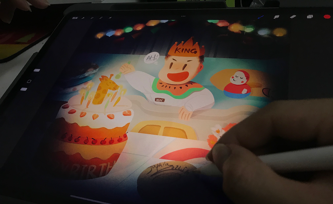 #WOW 1周岁啦！（图ZMzE0NDU3NjYw） - 儿童插画 - 站酷设计师Japhia原创素材 - 站酷ZCOOL