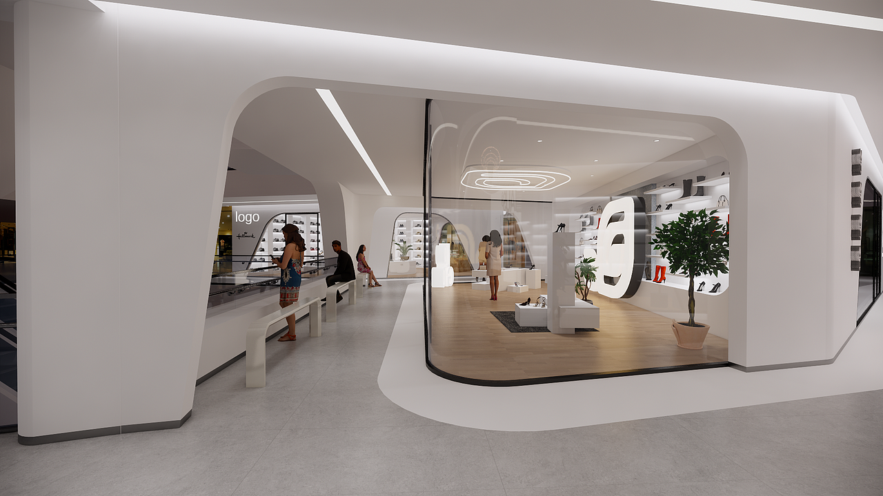 旧改 | 鞋城商业店铺更新（图ZMzA5NTQxNTE2） - 建筑设计 - 站酷设计师Along设计作品集原创素材 - 站酷ZCOOL