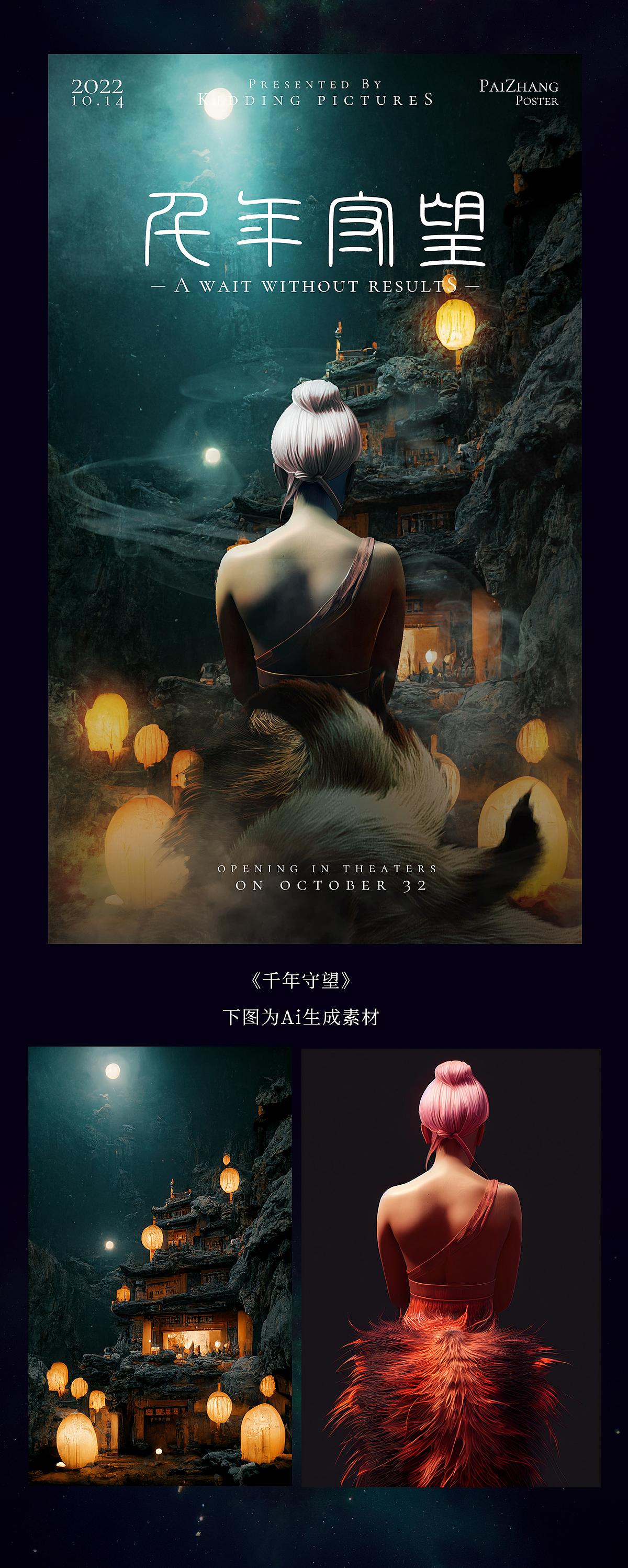 Midjounery生成素材合成海報(bào)練習(xí)（圖ZMzIxODY5MzAw） - 海報(bào) - 站酷設(shè)計(jì)師他們都叫我排長(zhǎng)原創(chuàng)素材 - 站酷ZCOOL