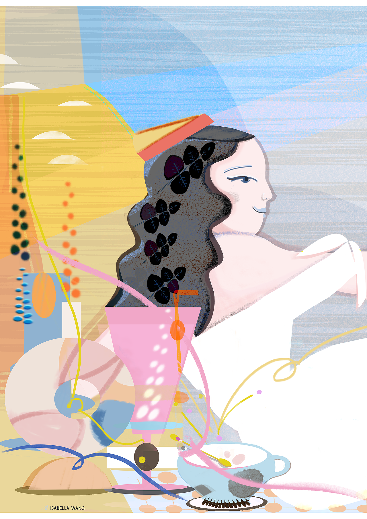 试着把插画设计成文创礼品 哇哦哦 效果还不错哦（图ZMzYxNzc5NjIw） - 商业插画 - 站酷设计师IsabellaWang513原创素材 - 站酷ZCOOL