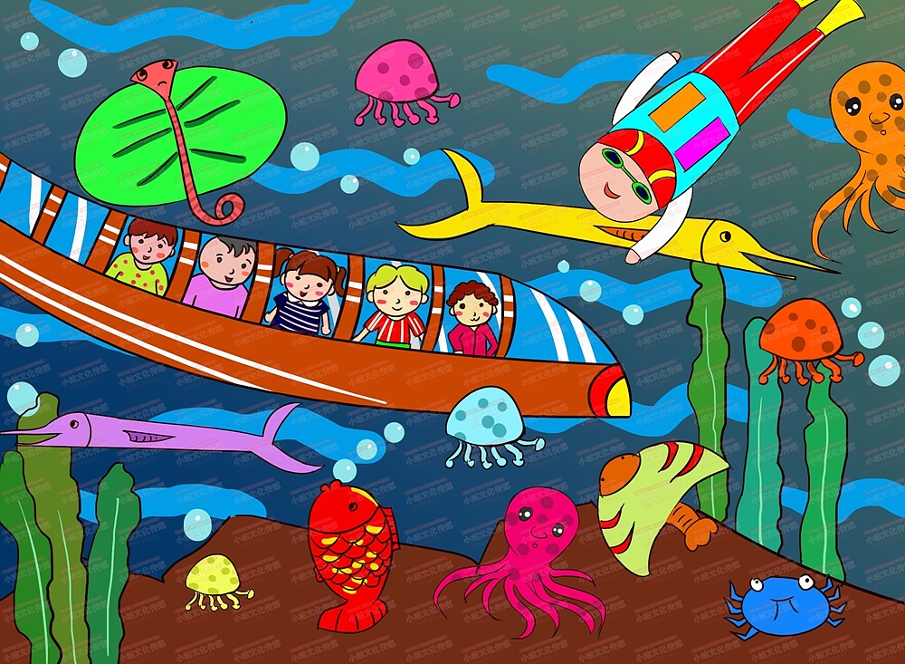 中小学生绘画 电脑绘画作品中小学电脑绘画作品