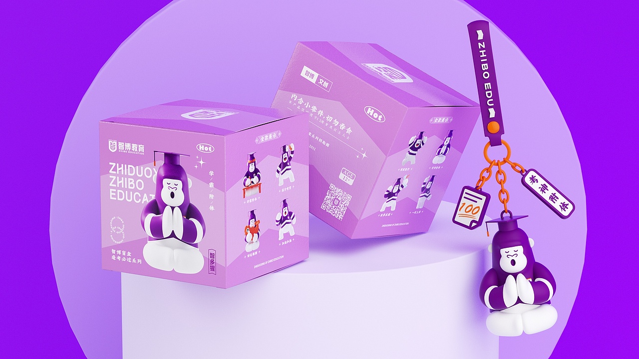 智博教育IP延展设计(图ZMzQ0NjU2NjQw) - IP形象 - 站酷设计师子非乌鸦原创素材 - 站酷ZCOOL