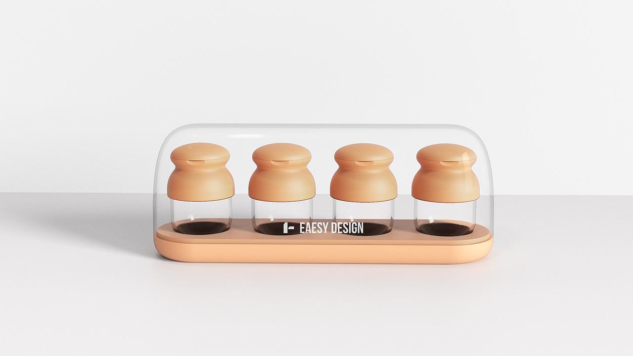 橡果调料收纳罐