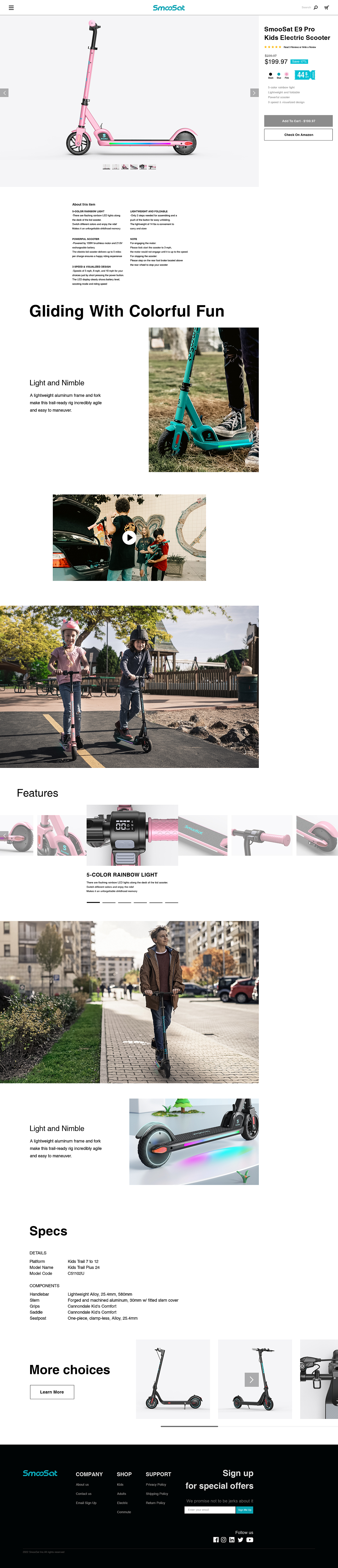 品牌官网 | SmooSat 滑板车 ✖ LCX光锥设计（图ZMzQwNzg3OTAw） - 企业官网 - 站酷设计师光锥设计原创素材 - 站酷ZCOOL