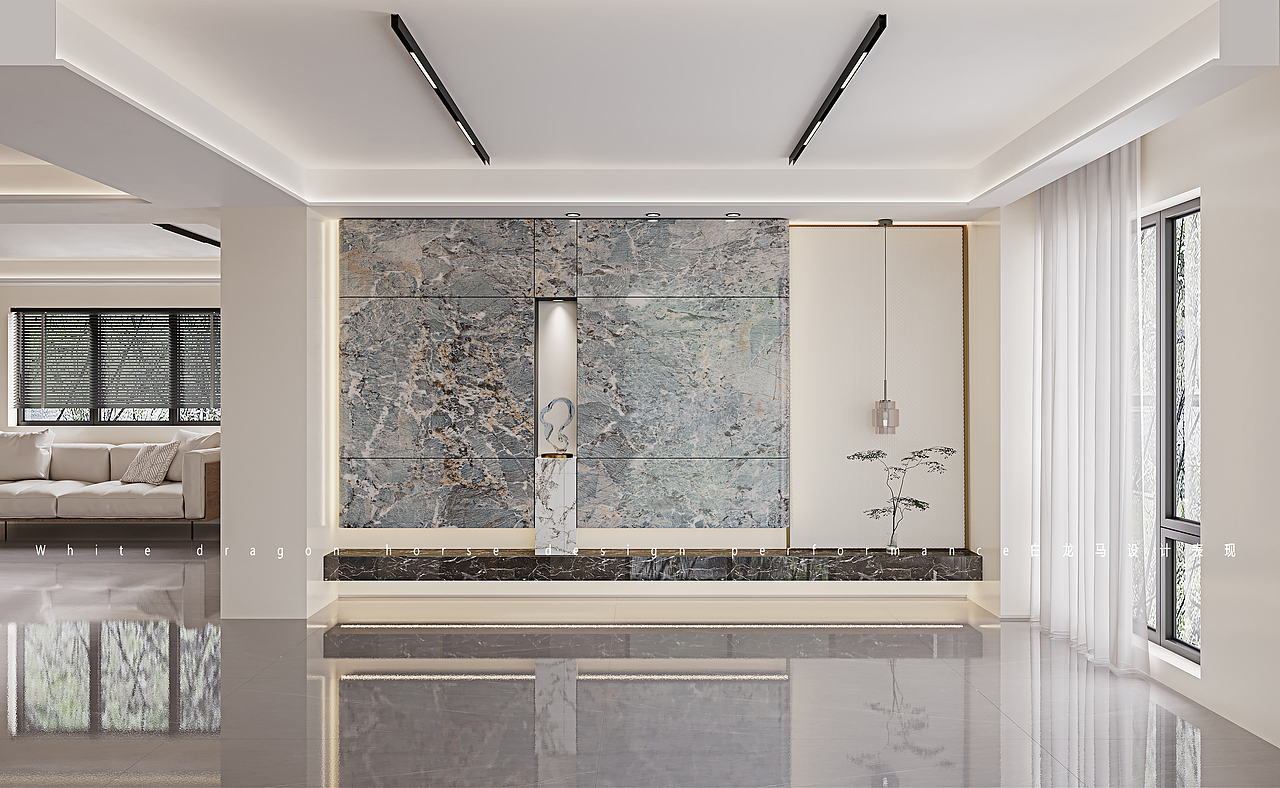 现代—白龙马效果图