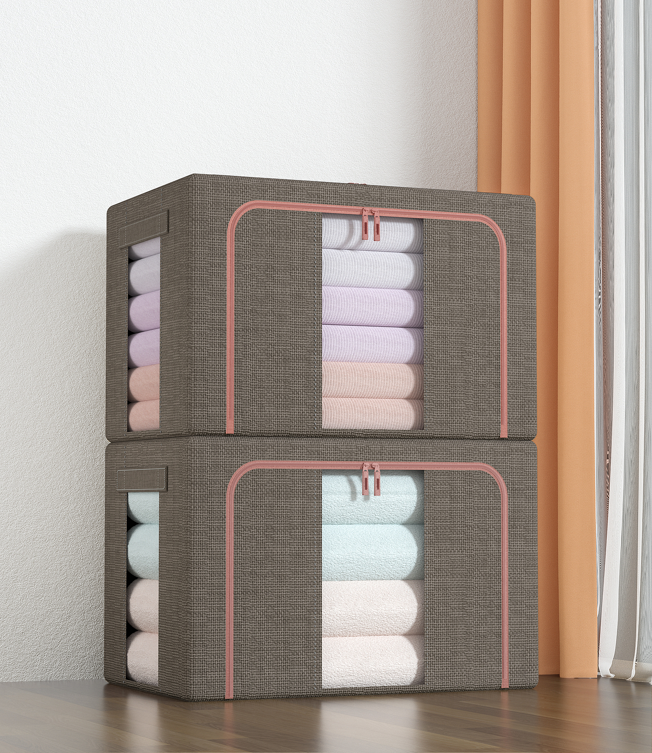 居家布艺收纳箱建模渲染