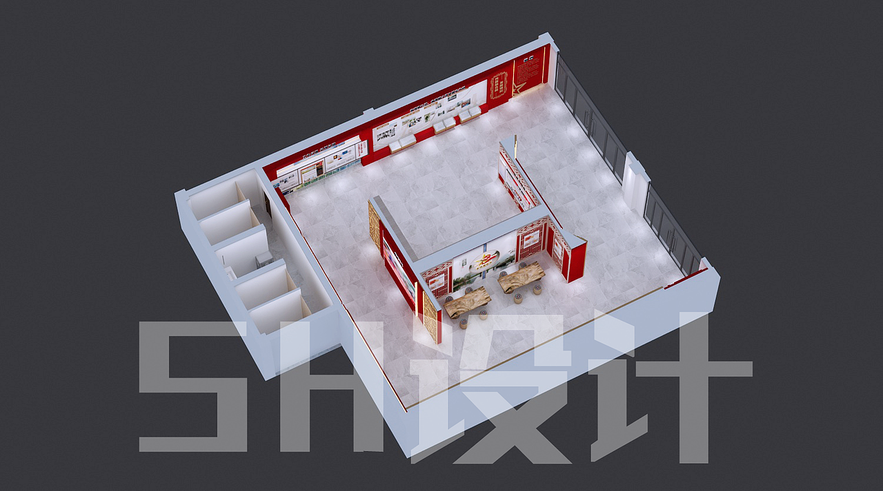 少数民族馆展厅设计效果图