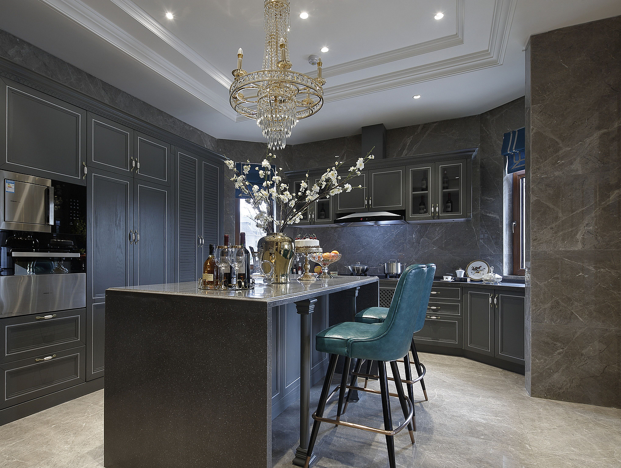 现代-康桥林溪湾603别墅样板间—复式挑空（图ZMzU4MzkwMjMy） - 家装设计 - 站酷设计师晓曦爱效果图原创素材 - 站酷ZCOOL