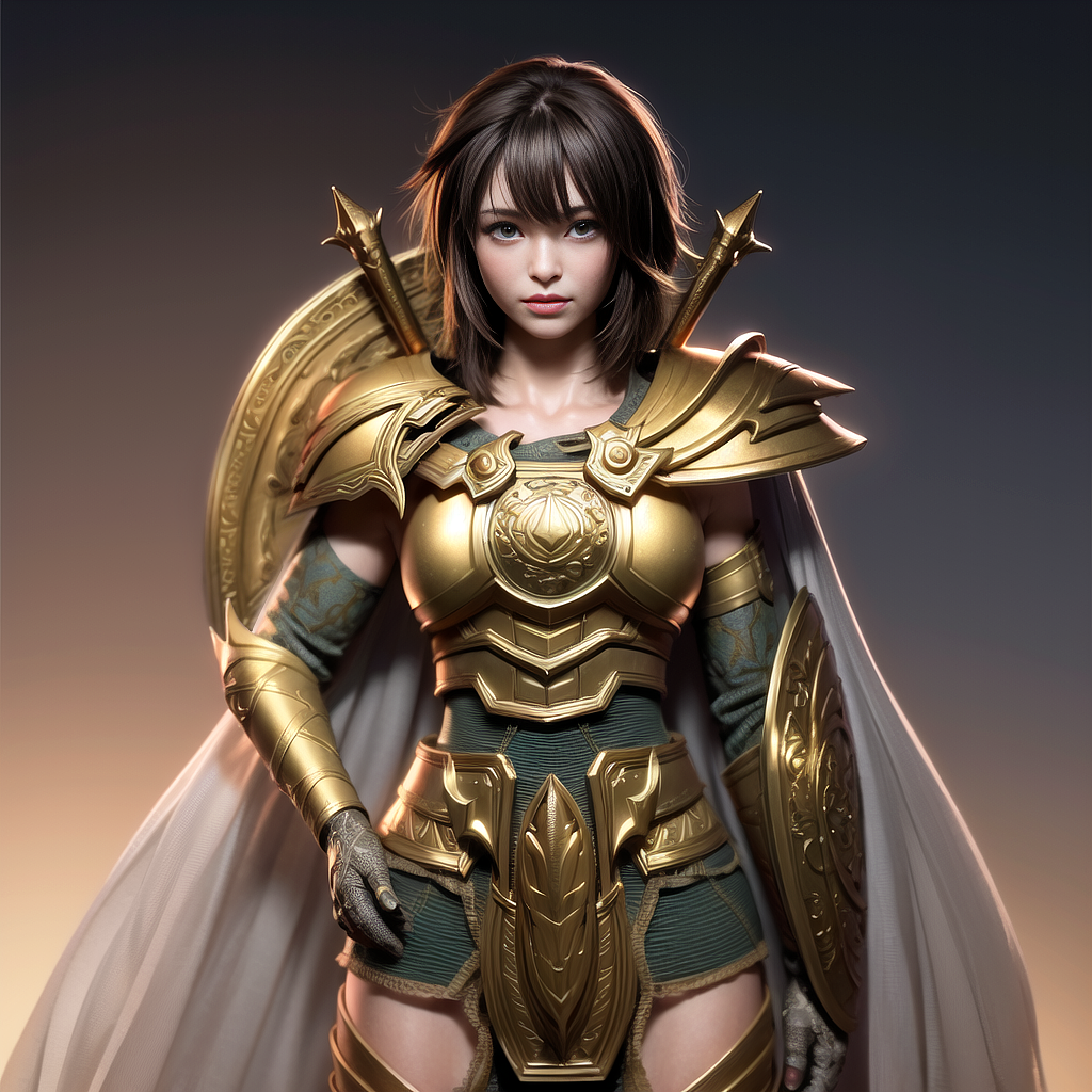 AI女圣斗士（图ZMzY2OTk5NTIw） - 其他动漫 - 站酷设计师毕亦冰原创素材 - 站酷ZCOOL