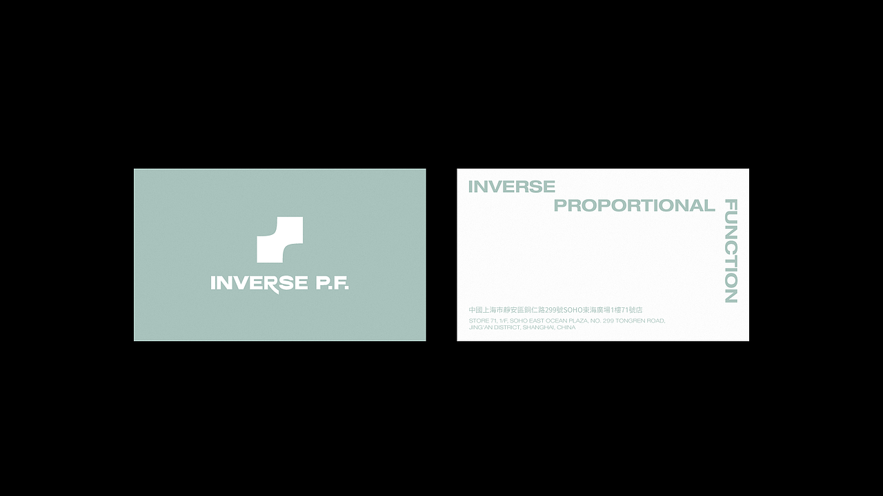 INVERSE P.F. Visual Identity | 反比例函数品牌设计（图ZMzA0NjA2MjYw） - 品牌 - 站酷设计师董仔RRR原创素材 - 站酷ZCOOL