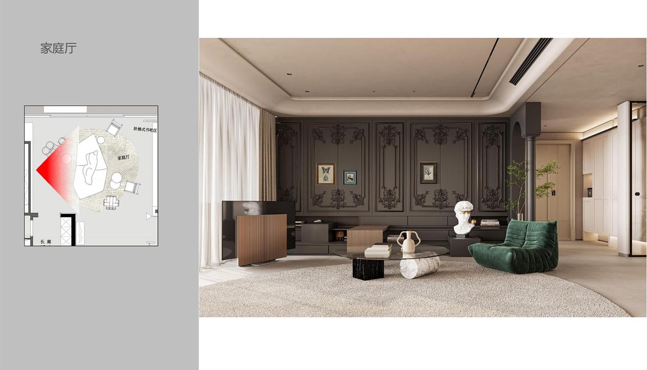 300平方私宅设计案例（图ZMzQxODY2NjYw） - 家装设计 - 站酷设计师左手设计右手画图原创素材 - 站酷ZCOOL