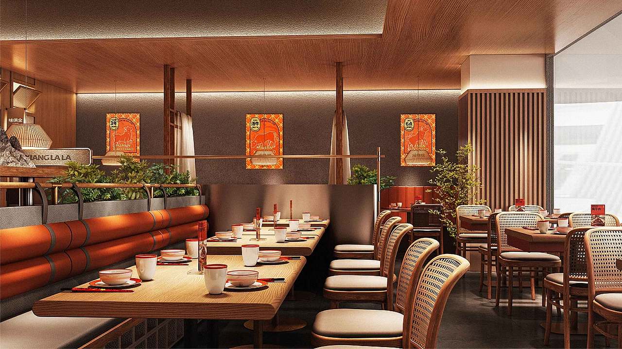 底气策划空间案例——湘辣辣 vol.2（图ZMzI3NjE3ODYw） - 酒店餐饮设计 - 站酷设计师底气策划原创素材 - 站酷ZCOOL