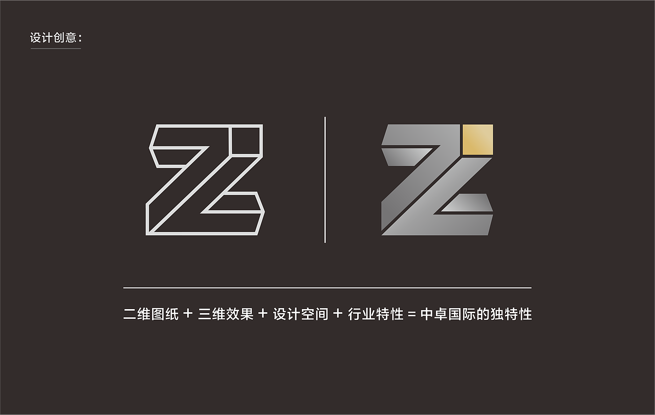 本源品牌设计案例——【中卓国际】建筑设计院