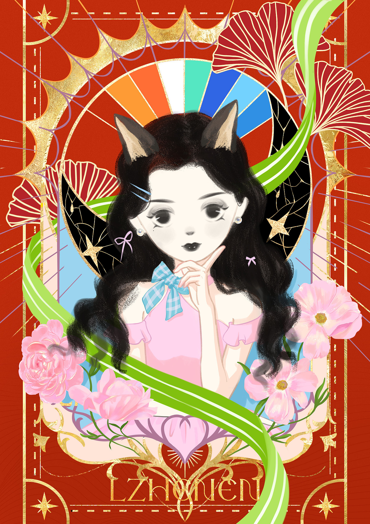 小魔女卡牌（图ZMzUzNTI3OTY0） - 商业插画 - 站酷设计师LZhenen原创素材 - 站酷ZCOOL