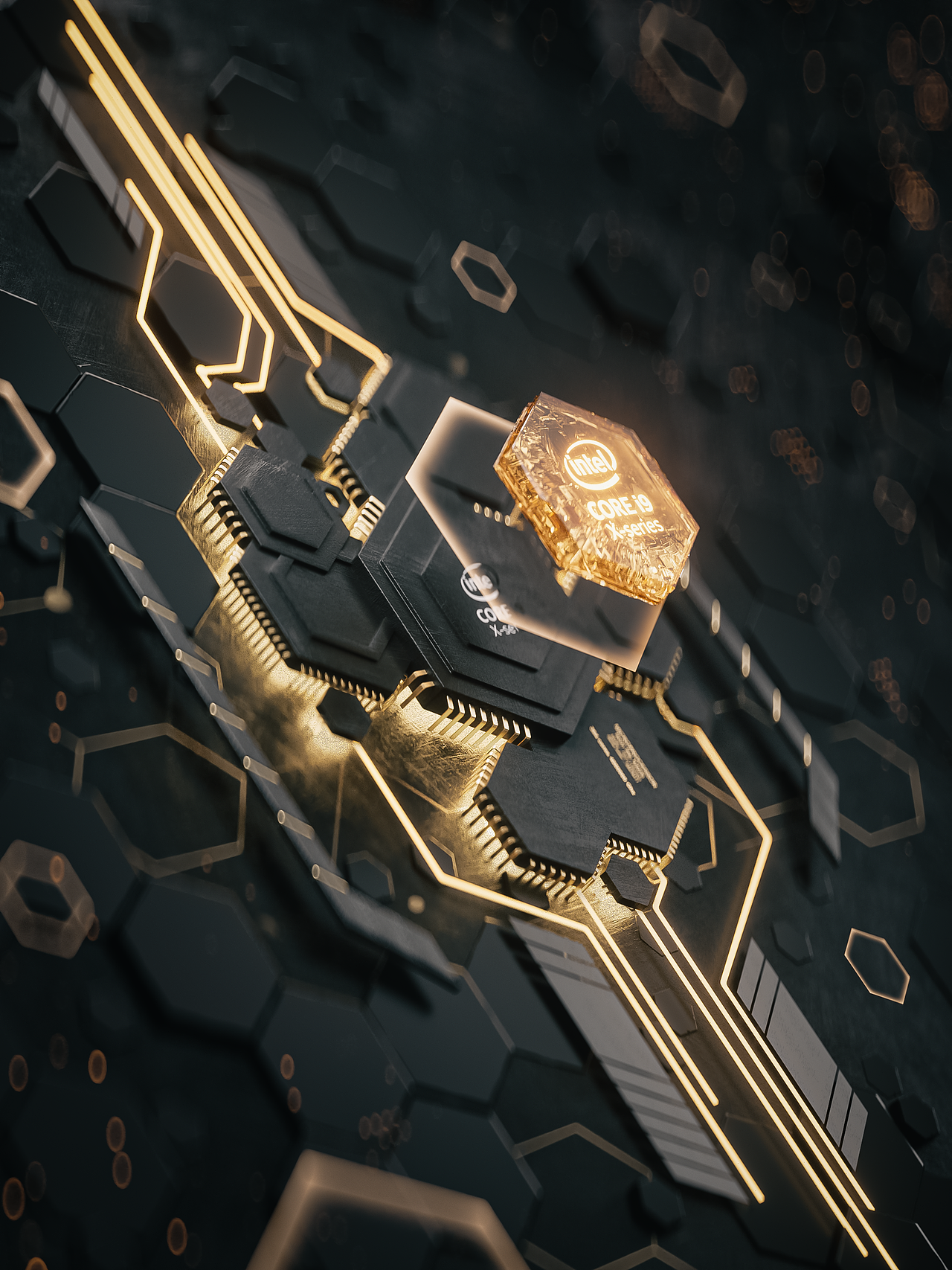 一组芯片渲染（图ZMzQ3Mzk1MzIw） - 场景 - 站酷设计师桔子不是橘子_原创素材 - 站酷ZCOOL