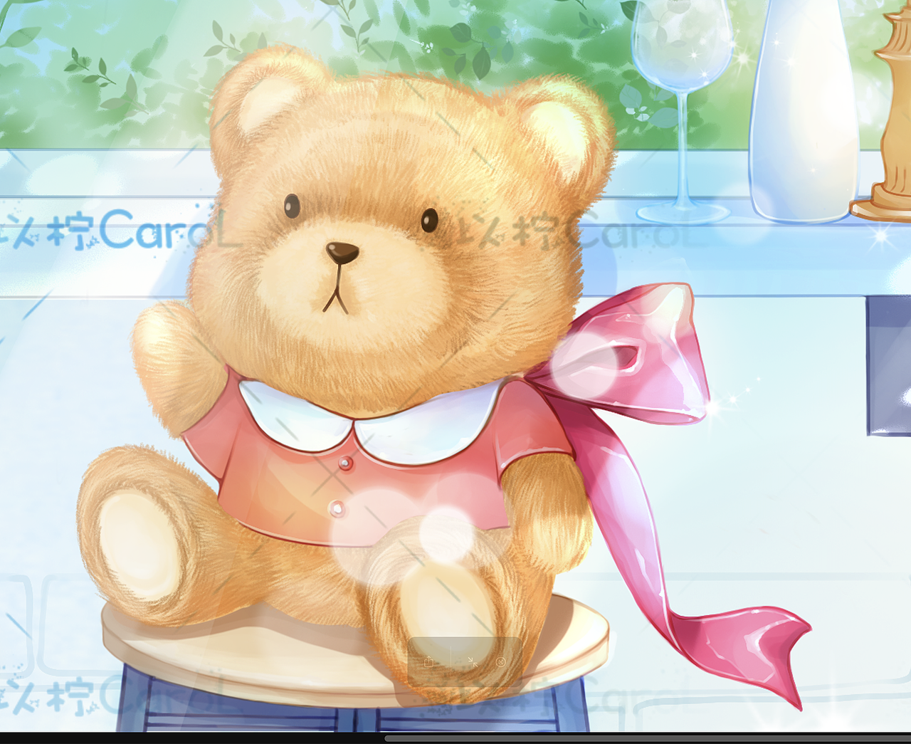 《等你下课》原创插画习作（图ZMzAwMDc4NDQ4） - 创作习作 - 站酷设计师以柠CaroL原创素材 - 站酷ZCOOL