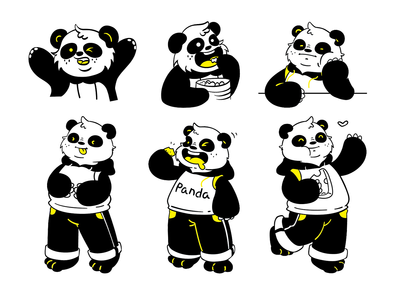 熊猫乳品 x 蓝色盛火 │ 打造国货爆款零食-没事酪酪（图ZMzQzMjA0MDAw） - 包装 - 站酷设计师蓝色盛火原创素材 - 站酷ZCOOL