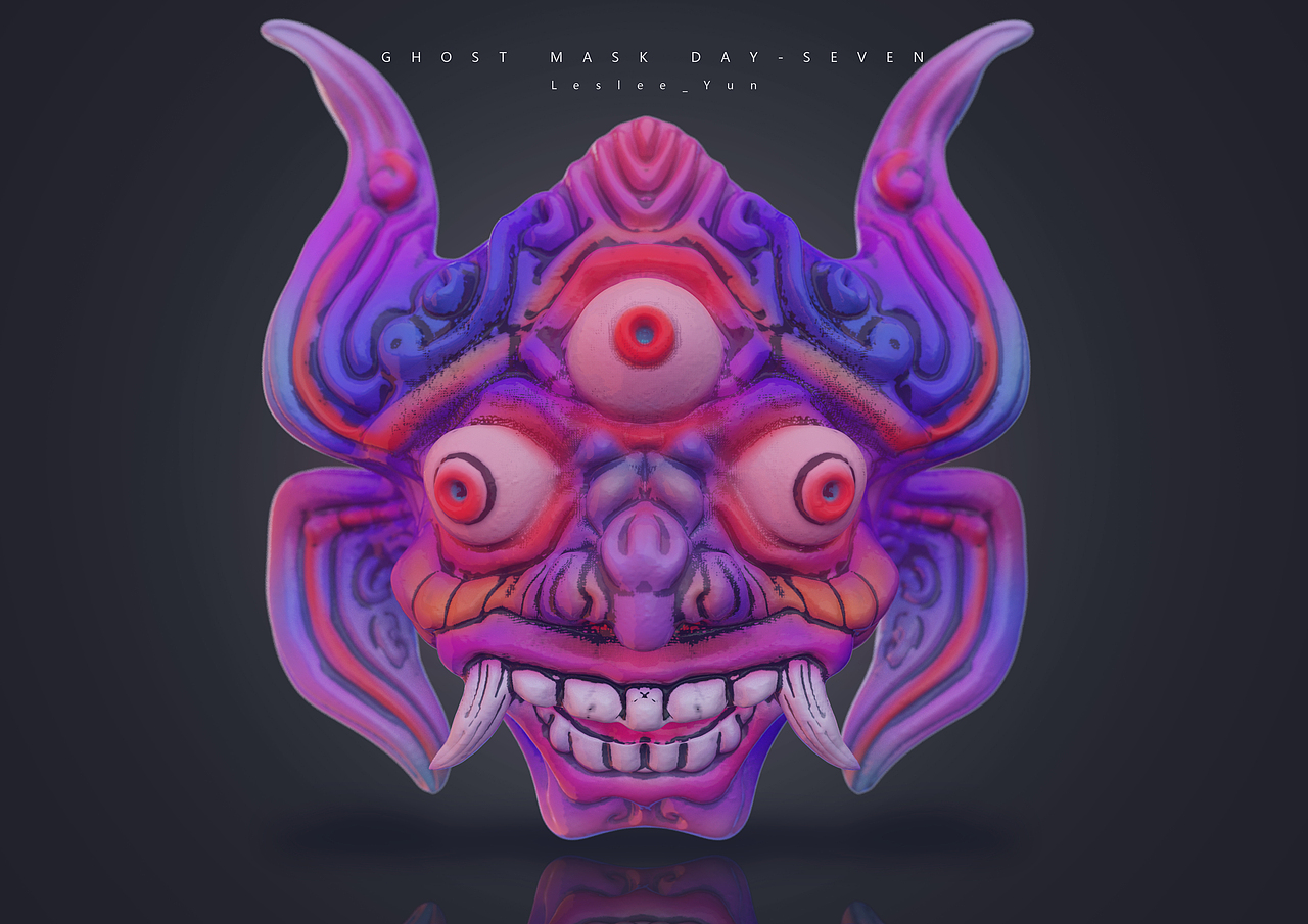 《百鬼相》系列三维速写（一）（图ZMzEzNzgxNDky） - 人物/生物 - 站酷设计师Leslee_Yun原创素材 - 站酷ZCOOL