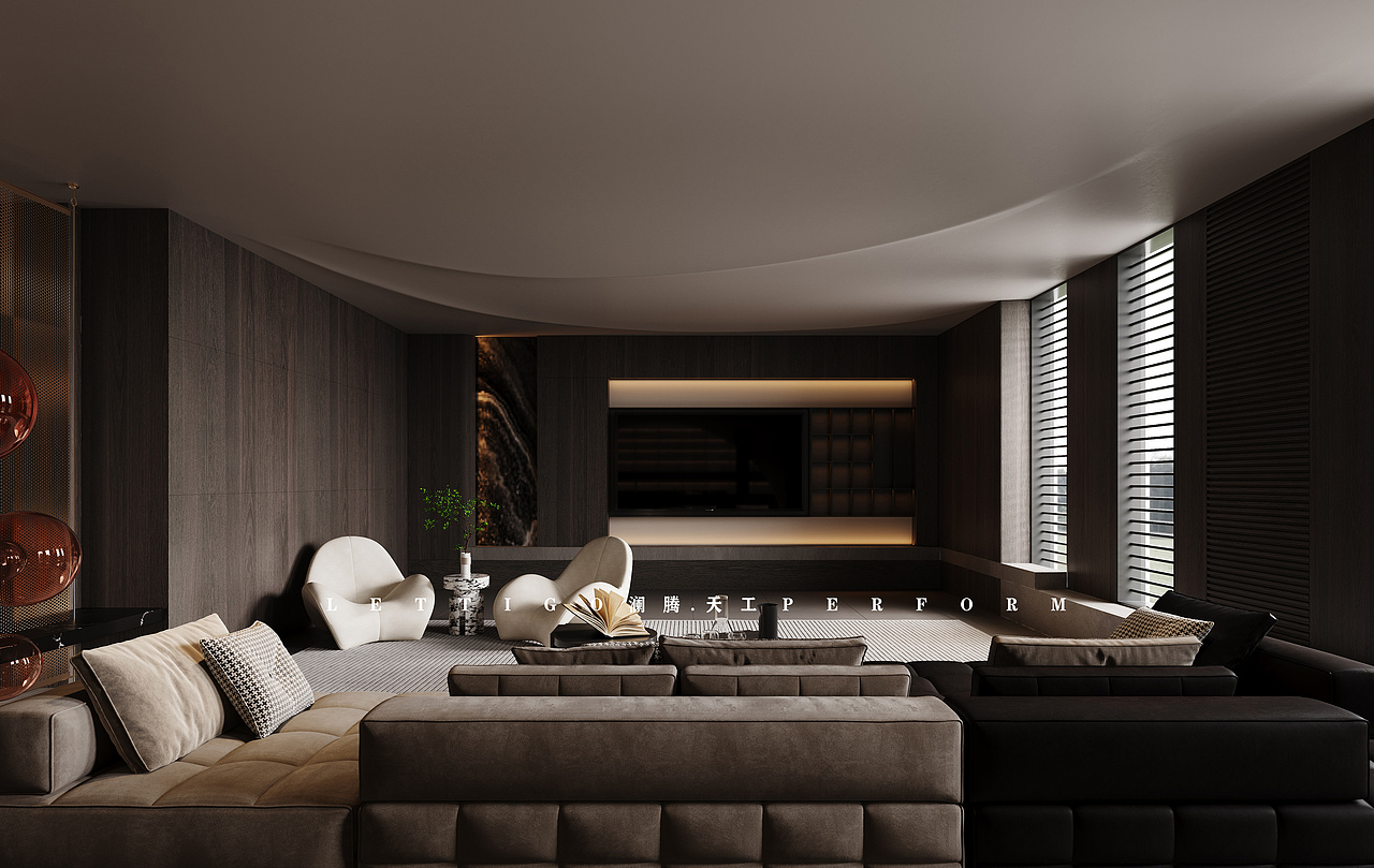 像会所一样的意式风格别墅豪宅，既干净又高级（图ZMzM5MjY1NTM2） - 家装设计 - 站酷设计师DesignerZtt186原创素材 - 站酷ZCOOL