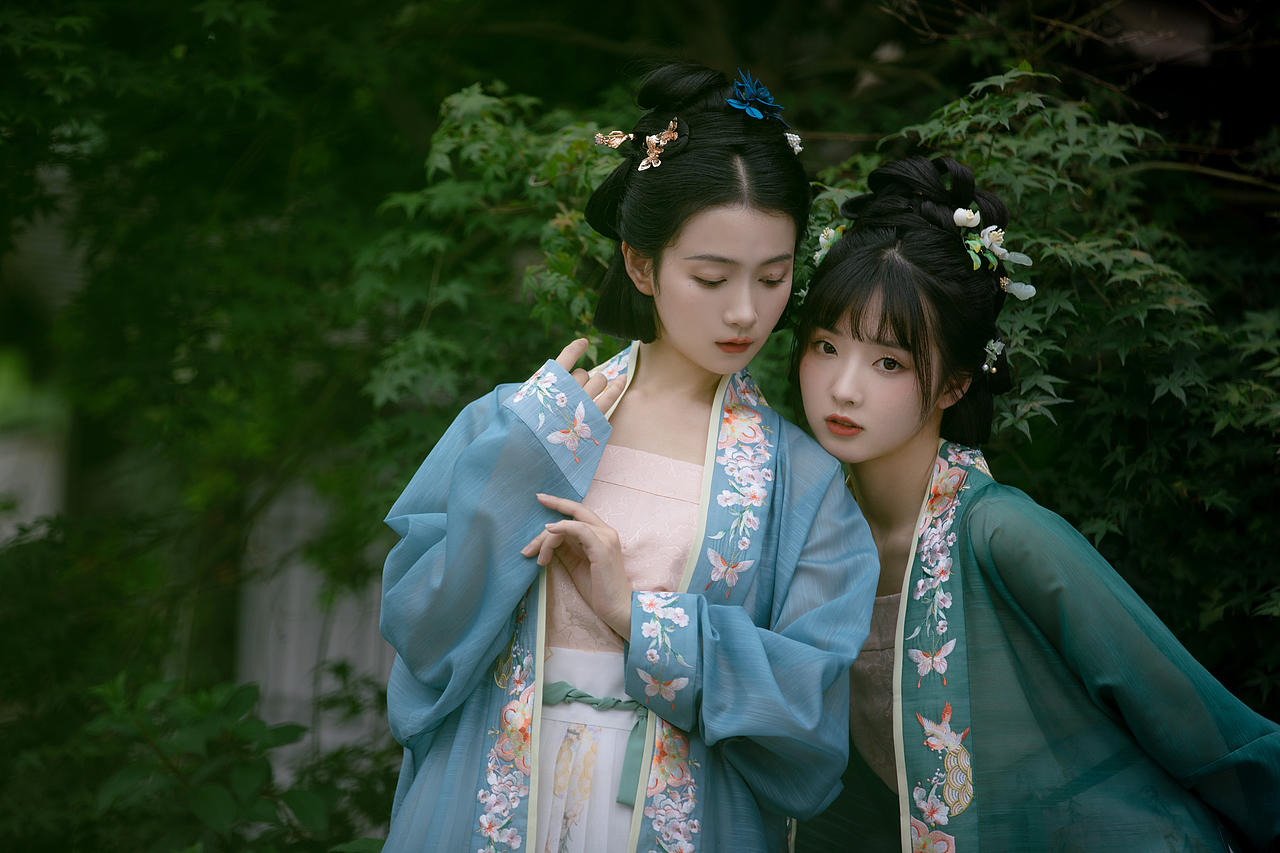 漢服設(shè)計 | 清歡客 【閑亭】（圖ZMzE0MjQwMDc2） - 傳統(tǒng)/民族服飾 - 站酷設(shè)計師清歡客原創(chuàng)素材 - 站酷ZCOOL