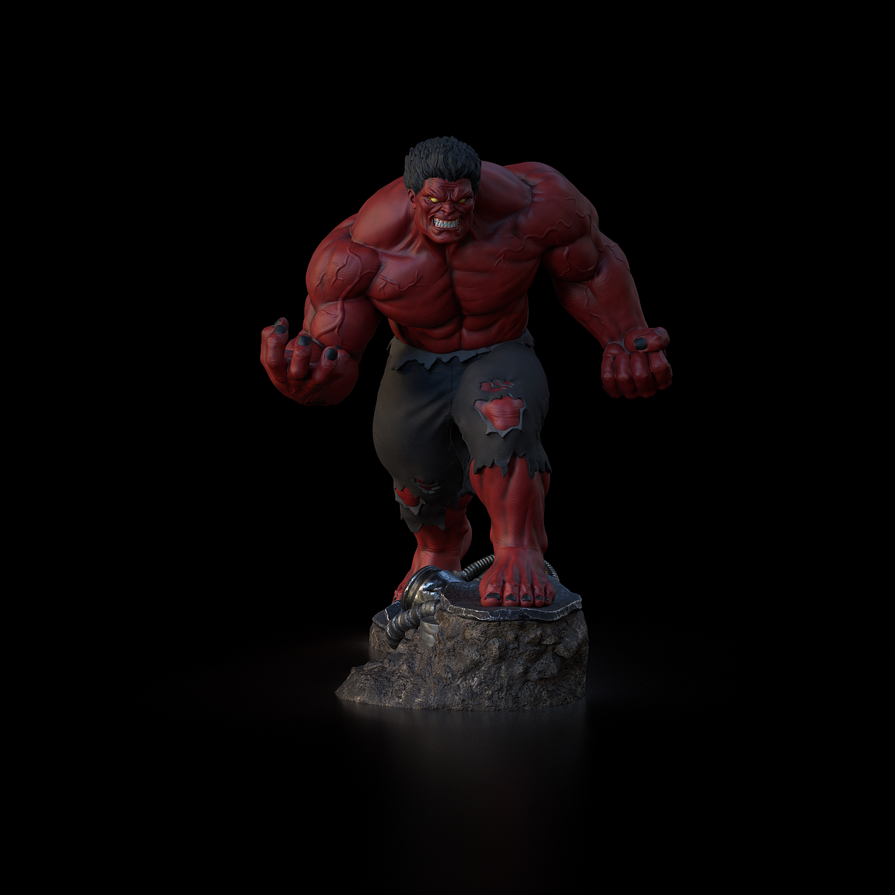 雕像练习 红浩克