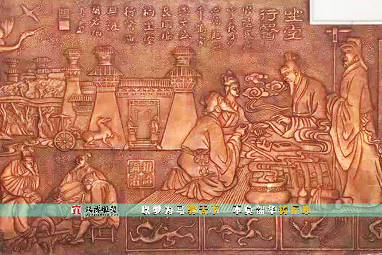 人物浮雕,人物雕像定制,步行街雕塑