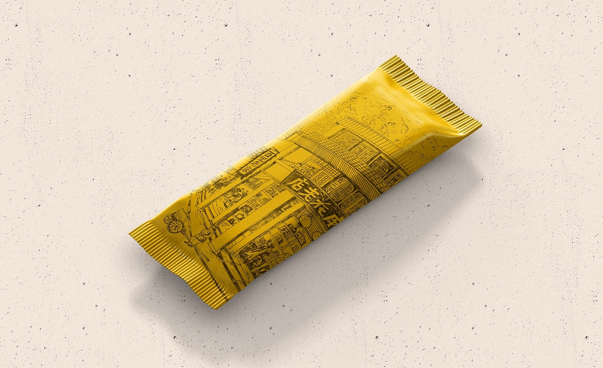 小麻花包装设计 百年老店 插画 手绘 特产 食品 包装