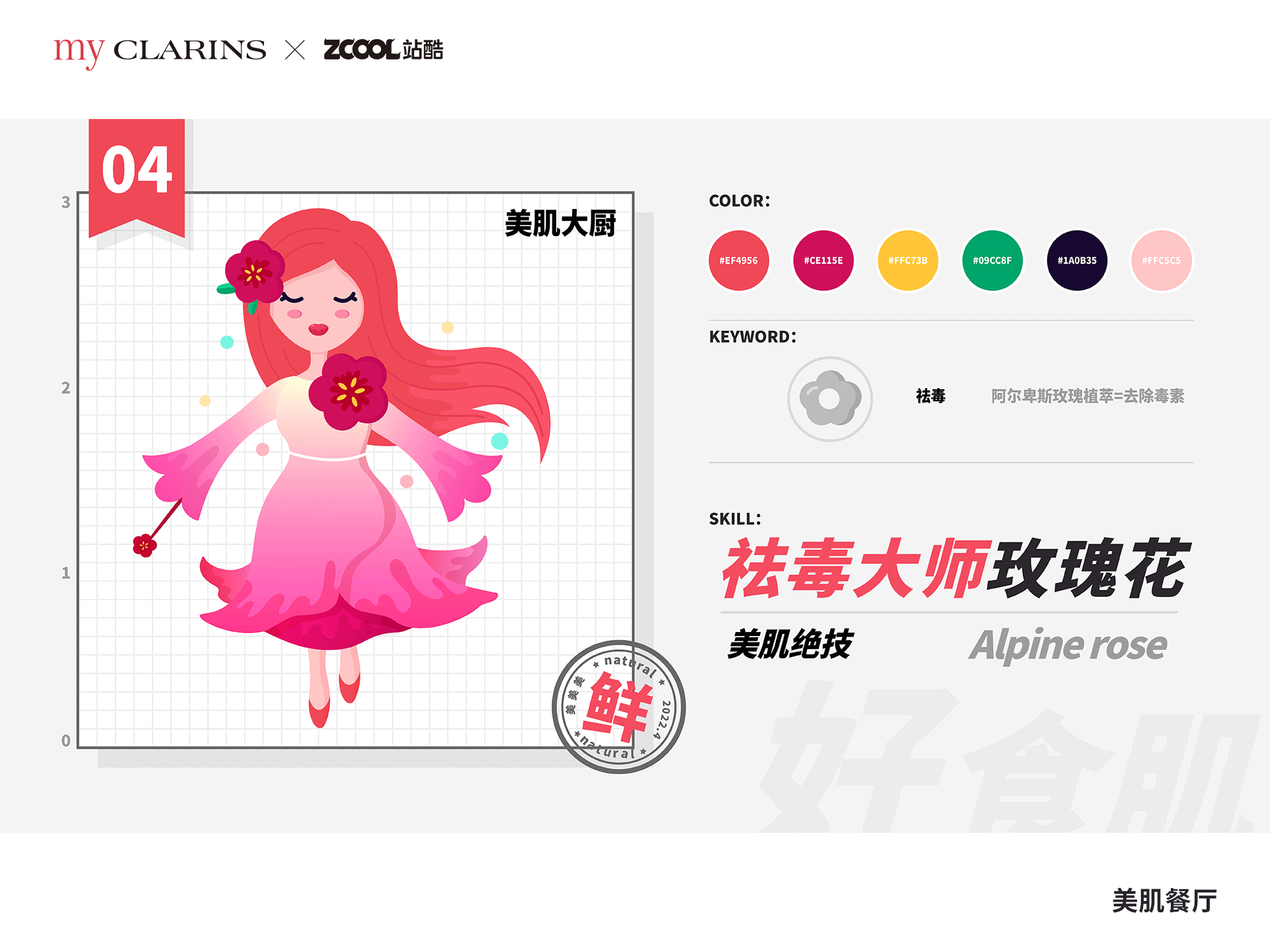 #my CLARINS 寻找天然好食肌# -美肌餐厅（图ZMjk4NjM5NTI4） - 海报 - 站酷设计师dreamer44原创素材 - 站酷ZCOOL