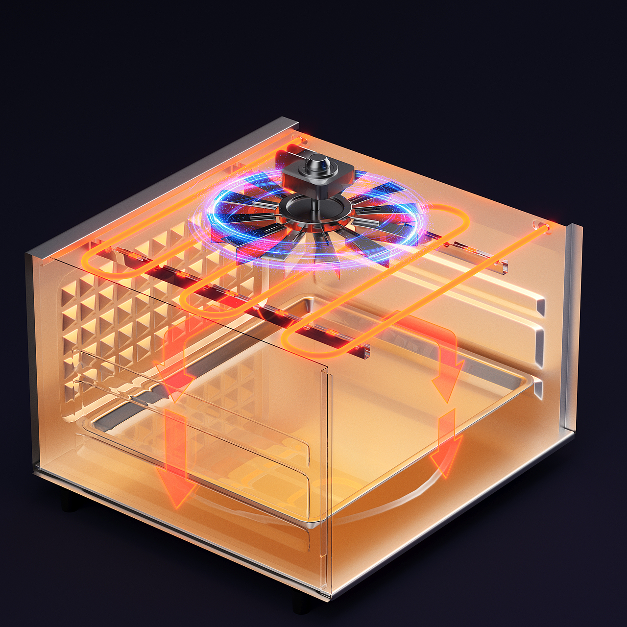 3D建模-烤箱PO1201