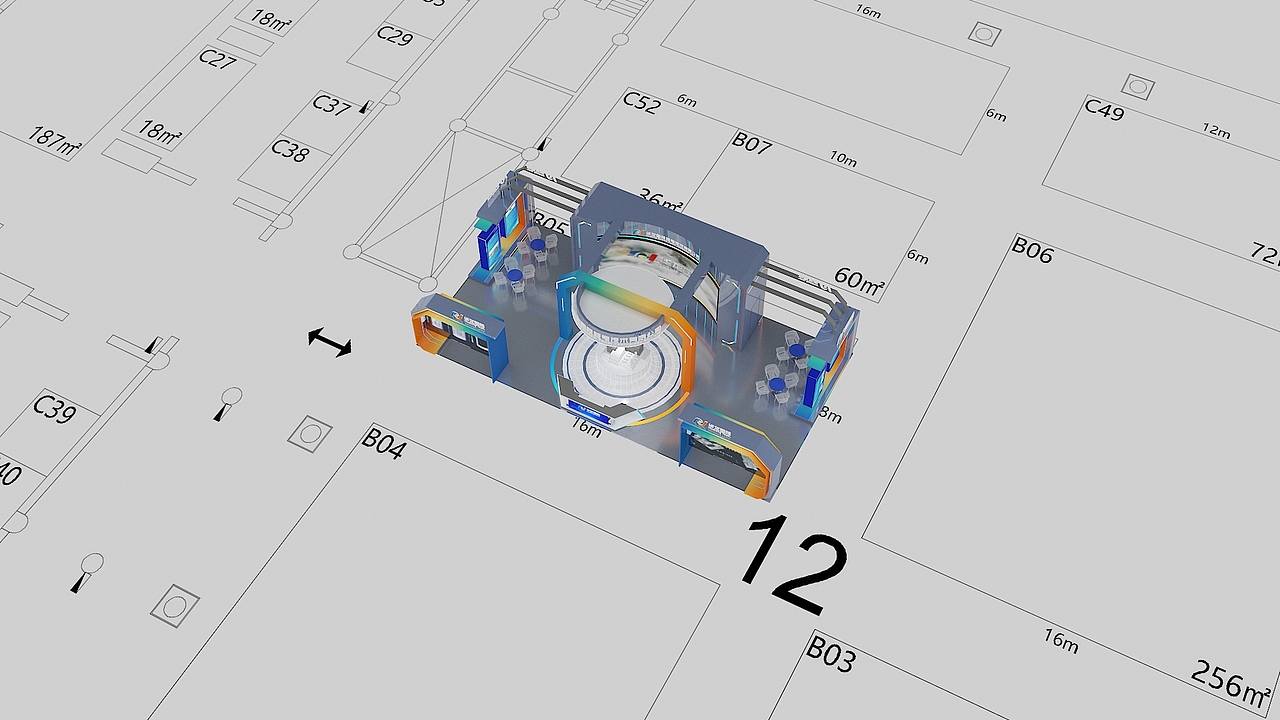 展位设计（图ZMjk2NjYwMjA0） - 展陈设计 - 站酷设计师LIBO工作站原创素材 - 站酷ZCOOL
