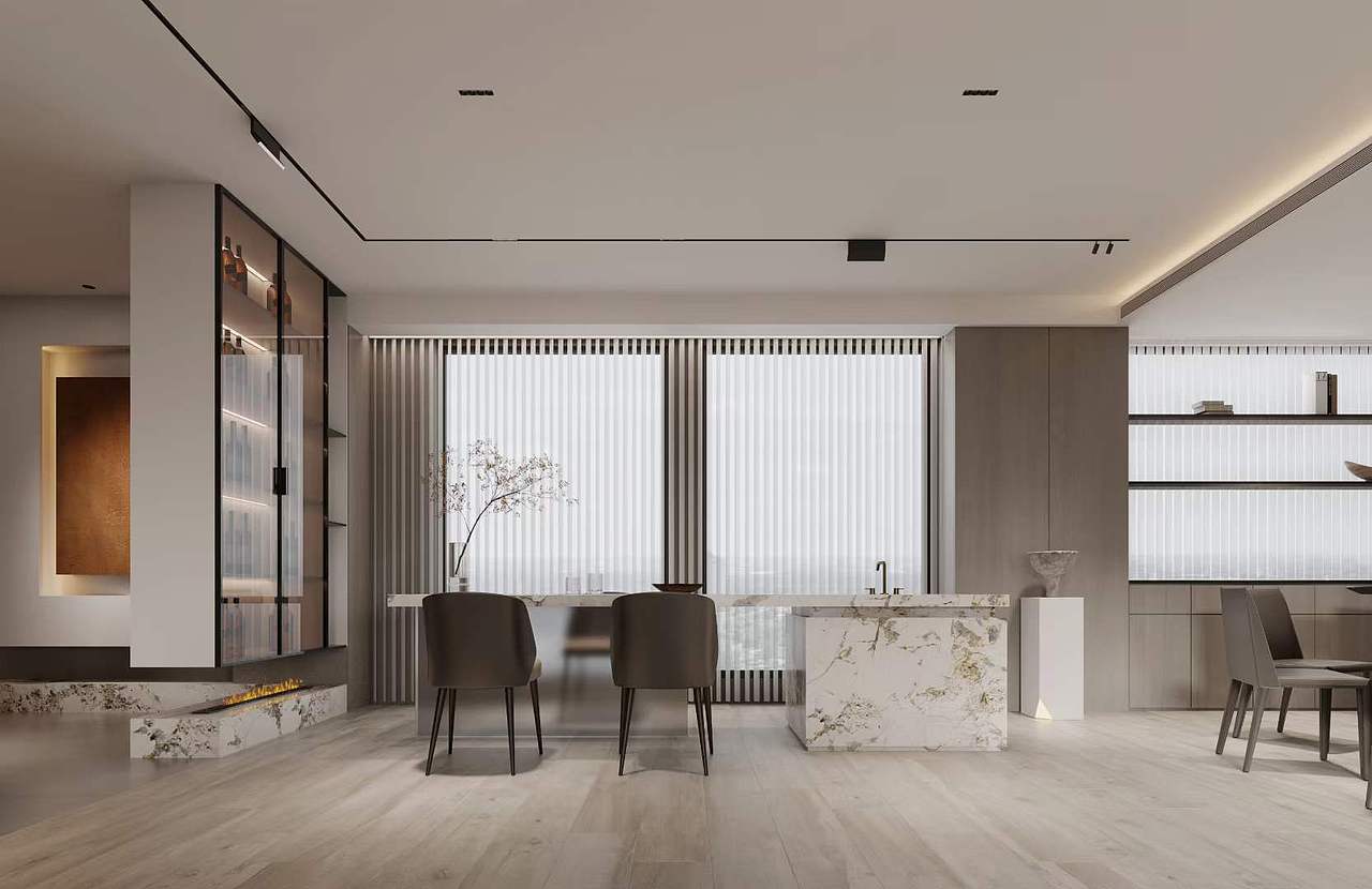 白色公寓室内设计