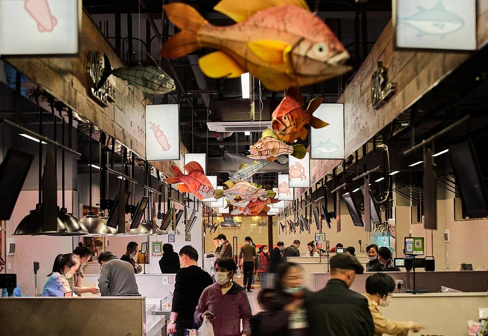 京墨设计分享——福明菜场（图ZMzAyNzUyNjQ4） - 商业空间设计 - 站酷设计师上海京墨室内设计原创素材 - 站酷ZCOOL