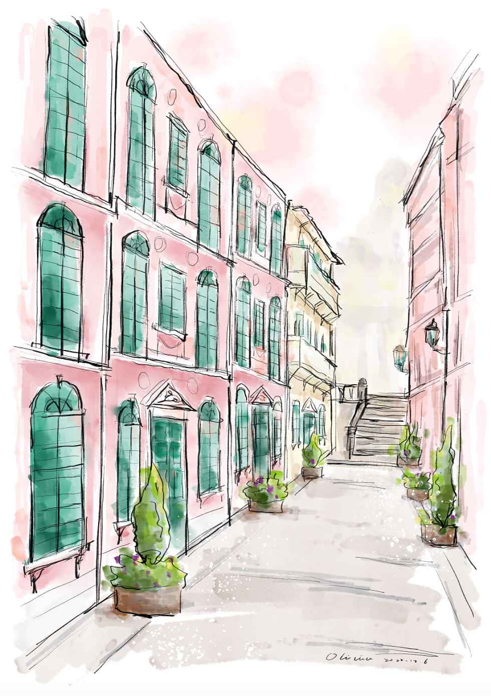 水彩澳门（图ZMzYxMTI3MzYw） - 商业插画 - 站酷设计师绚兮Olivia原创素材 - 站酷ZCOOL