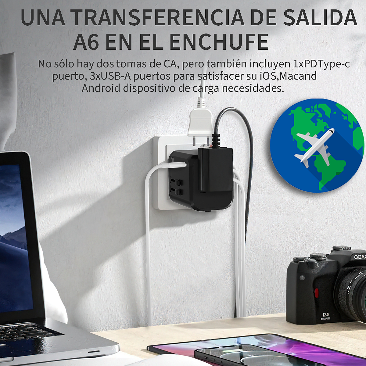 旅行插座/亚马逊/主图/详情（图ZMzM2MzY1MzEy） - 电子产品 - 站酷设计师路森视觉原创素材 - 站酷ZCOOL