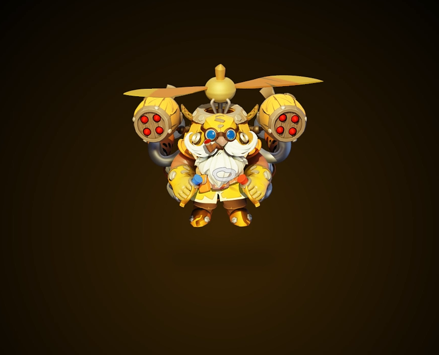 2d动效-矮人直升机