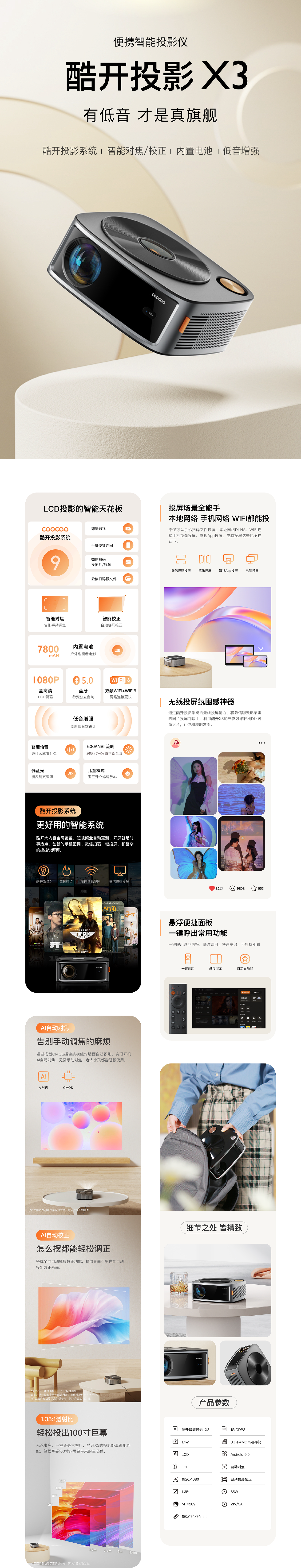 光盒引力×酷开智能 | 投影产品X3创意全案