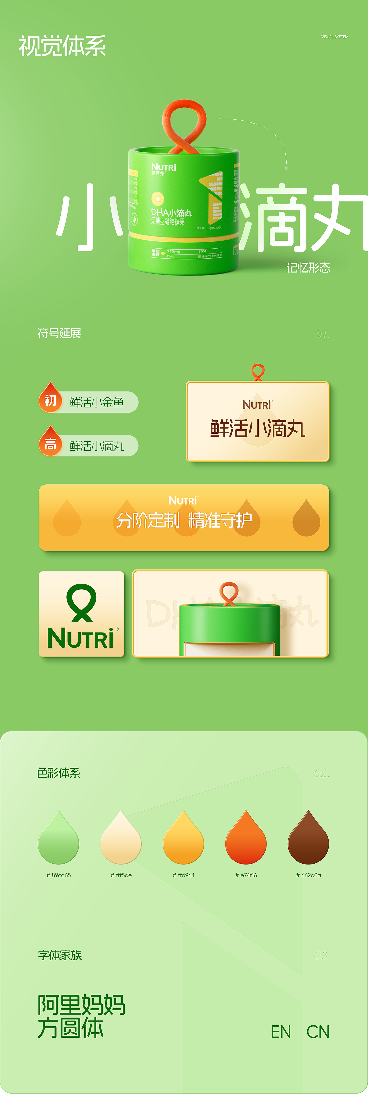 像素✖壹营养 战略大单品品牌全案 单品详情视觉体系