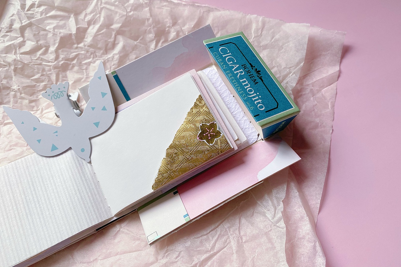 BLO|手作|烟盒本样品x2