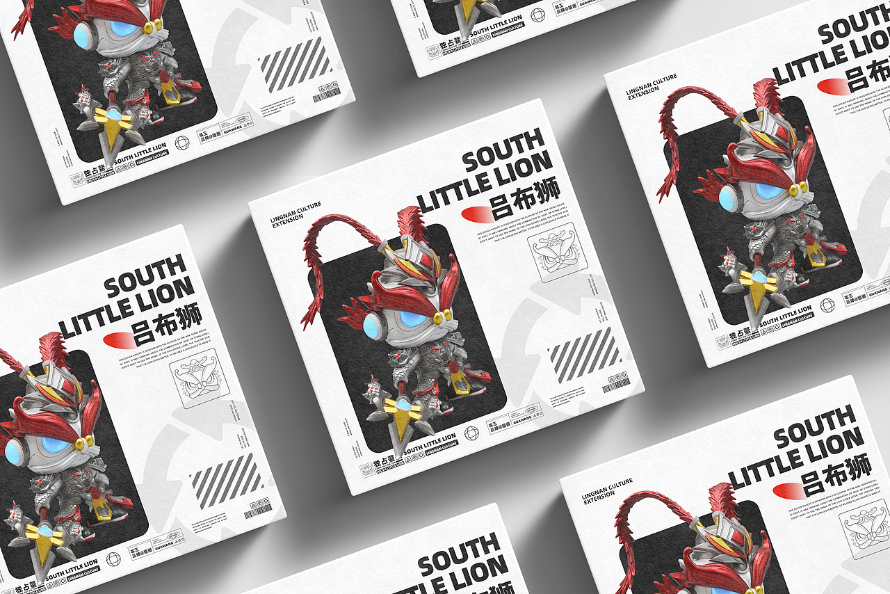 “南小狮”三国系列潮玩设计