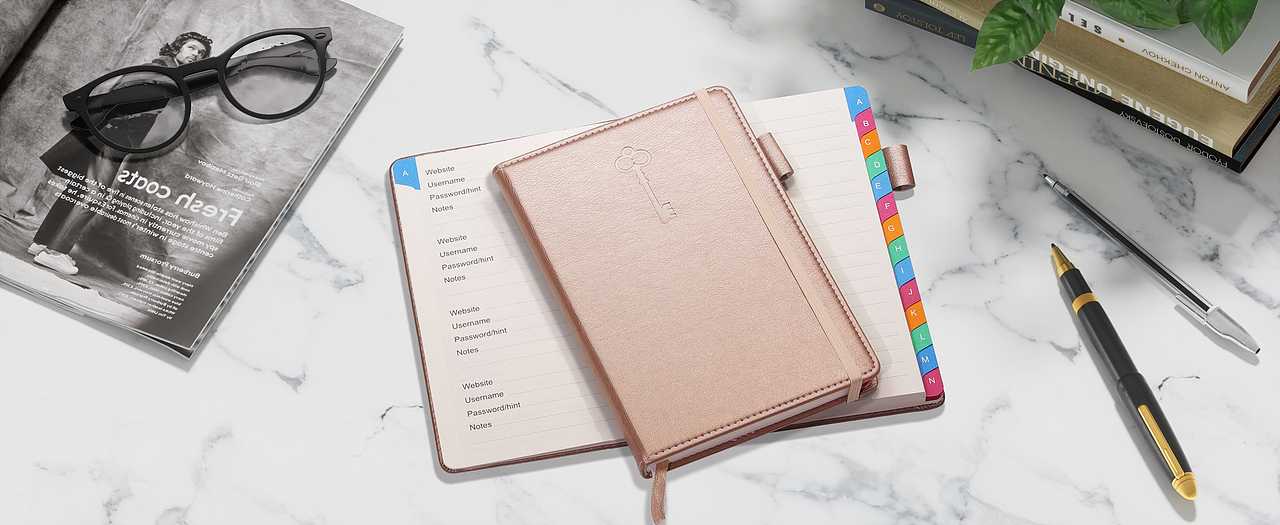 商务笔记本渲染(密码管理本及马蹄扣复古本)