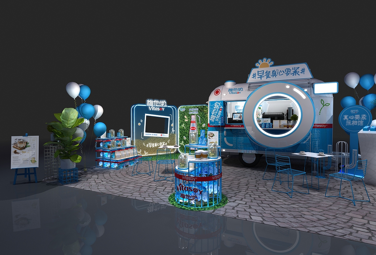 快餐车快闪路演（图ZMzY0MDc4NjA4） - 场景 - 站酷设计师铁血柔情真汉子原创素材 - 站酷ZCOOL