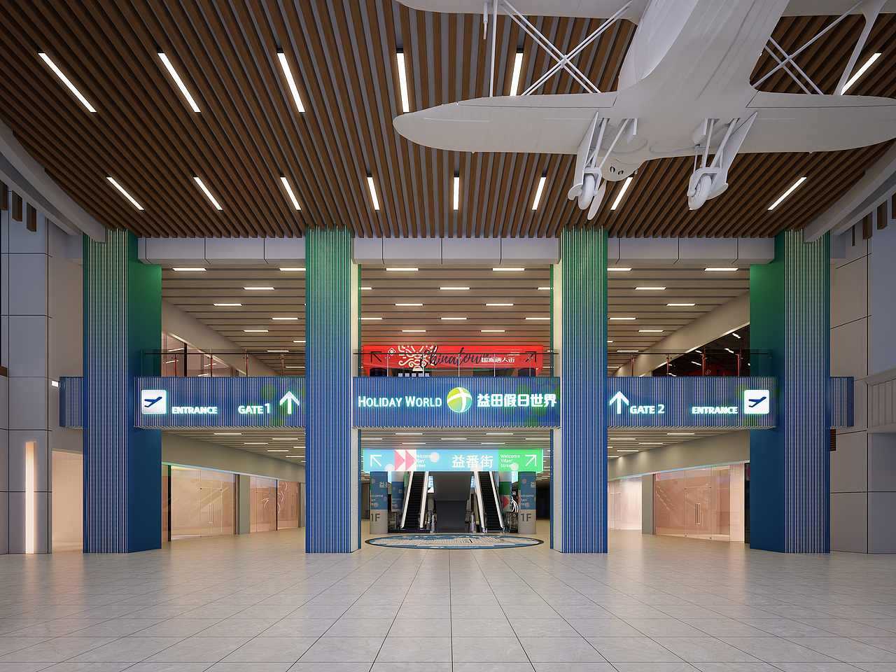莆田益田假日世界（图ZMzA0NTI0Mzg0） - 商业空间设计 - 站酷设计师xc1988原创素材 - 站酷ZCOOL